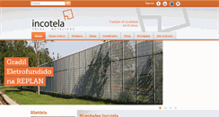 Desktop Screenshot of incotela.com.br