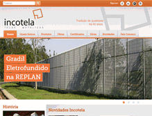 Tablet Screenshot of incotela.com.br